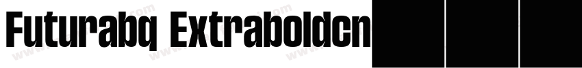 Futurabq Extraboldcn字体转换